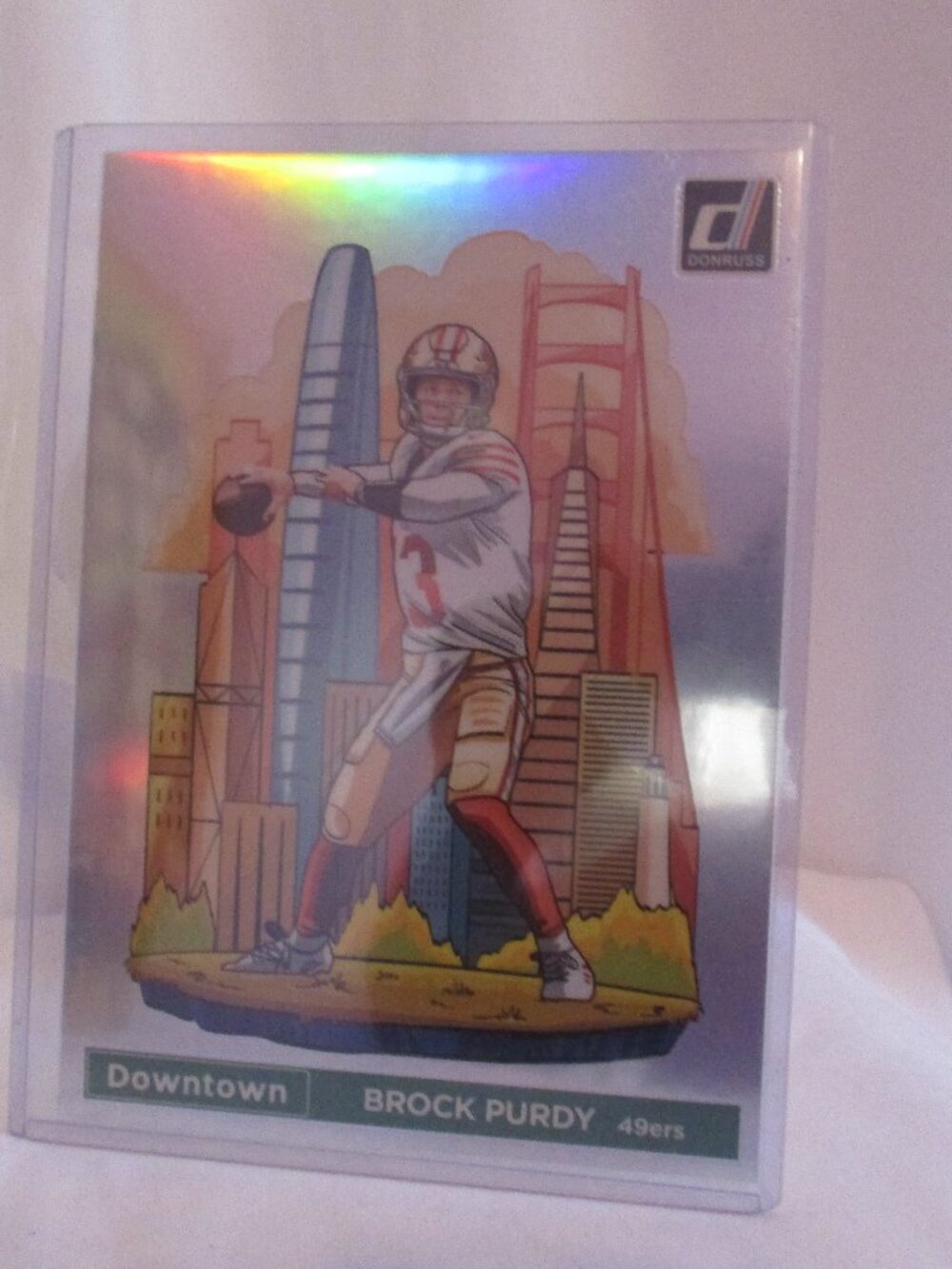 2024 Panini Donruss Downtown Brock Purdy #4 Oversized SAN FRANCISCO 49ers